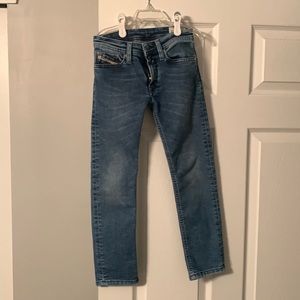Like New Boys Diesel Waykee J regular straight super stretchy jeans